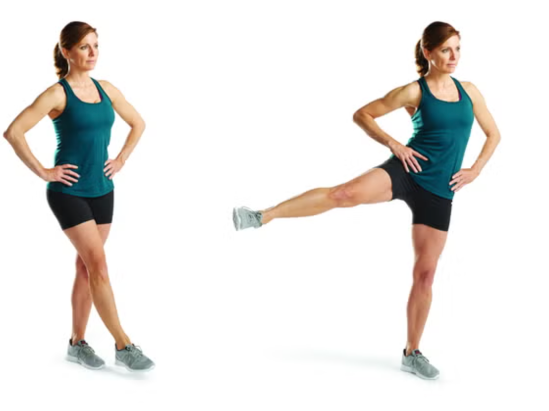 Pendulum Leg Swings to improve balance